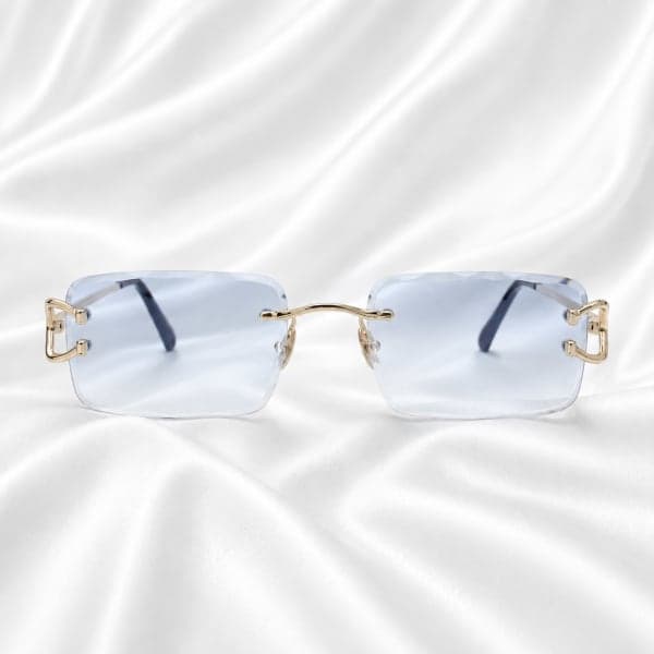 نظارة Azur Doré – Lunettes de Soleil Sans Monture، عرض مسطح