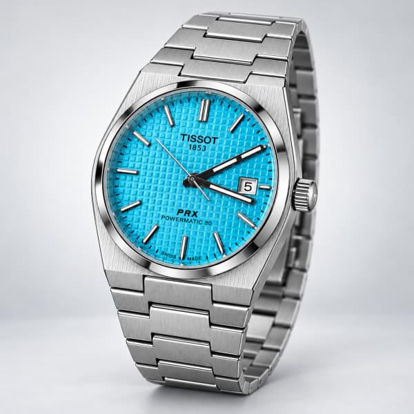 نظارة Tissot PRX Powermatic 80 – Turquoise على عارض