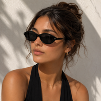 Lunettes de Soleil Ovales Élégance Vintage